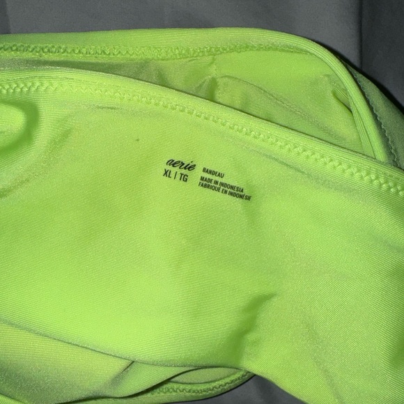 Neon green aerie bandeau bikini top - Picture 5 of 5